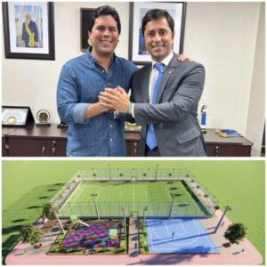 DUARTE VIABILIZA COM FUFUCA ESPAÇO ESPORTIVO PARA O POLO COROADINHO