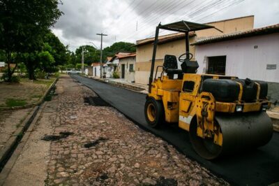 Prefeitura de Timon amplia obra de asfalto para região do Boa Vista