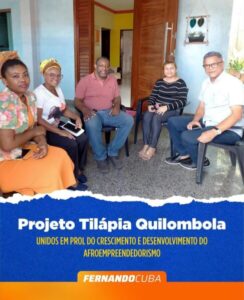 PROJETO TILÁPIA QUILOMBOLA: PREFEITURA DE CEDRAL FIRMA PARCERIA COM REAFRO