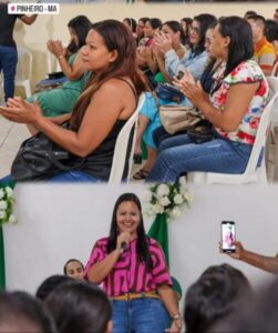 Secretária Ana Paula Ramalho entrega kits de fardamentos aos visitadores da Assistência Social de Pinheiro