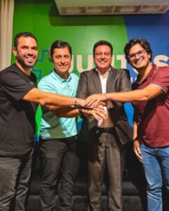 DUARTE JÚNIOR RECEBE APOIO DO PODEMOS E FORTALECE FRENTE AMPLA