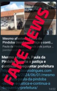 OPOSIÇÃO DISPARA ONDA DE FAKE NEWS PARA ENGANAR POPULAÇÃO DE PAÇO DO LUMIAR