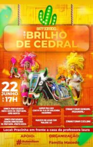 RITUAL DE BATIZADO DO BOI BRILHO DE CEDRAL ACONTECE HOJE SÁBADO (22) NO MUNICÍPIO.