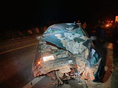 Motorista embriagado é preso pela PRF após se envolver em acidente grave na BR-010, em Ribamar Fiquene