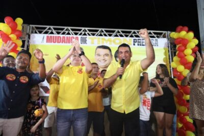 Marcos Vinicius realiza grande reunião no bairro Santo Antônio em Timon