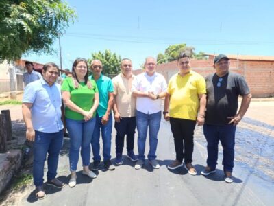 Sem pausa para descanso, prefeito eleito Rafael fiscaliza obras em Timon
