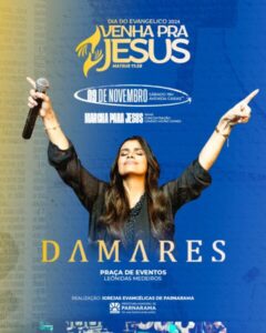 Cantora Damares é atração confirmada na Marcha para Jesus em Parnarama