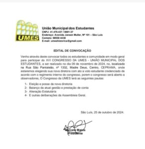 EDITAL DE CONVOCAÇÃO