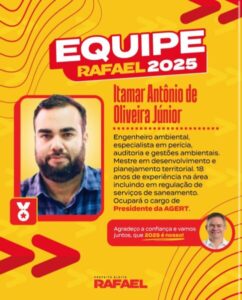 Rafael anuncia Itamar Júnior como novo presidente da AGERT em Timon