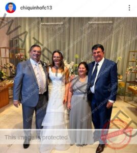 Chiquinho FC prestigia casamento de Flávio Dino e divulga foto ao lado de Alexandre de Moraes