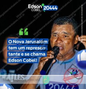 Ministério Público Eleitoral emite parecer favorável pela aprovação da prestação de contas de EDSON COBEL