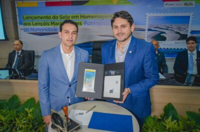 Lençóis Maranhenses estampam nova tiragem de selos dos Correios