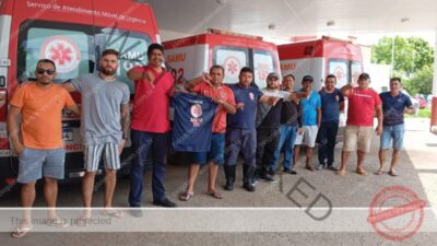 Condutores de veículos do SAMU de Coroatá paralisam atividades por falta de pagamento do décimo terceiro