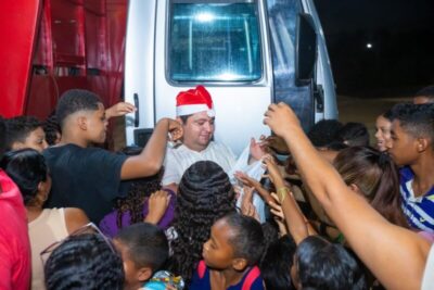 Vereador Bilú promove Natal Solidário no povoado Santa Luzia, em Matões