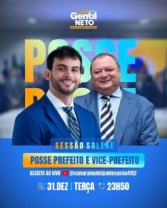 A posse de Gentil Neto e Eugênio Coutinho em Caxias…