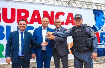 Schnneyder recebe 3 viaturas para reforçar a segurança pública em Timon