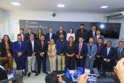 Prefeito Fred Campos participa da abertura do ano legislativo na Câmara Municipal de Paço do Lumiar
