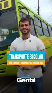 A garantia de ir e vir dos alunos à escola!!! Gentil Neto investe em nova frota de ônibus escolares para Caxias