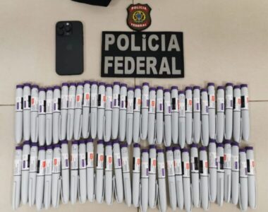 PF prende homem com 61 canetas de Mounjaro no aeroporto de Imperatriz