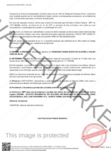 Justiça determina cadastramento de Francisco Nagib e de ex-secretário no Sistema Nacional de Informações Criminais da Polícia Federal