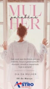 DIA INTERNACIONAL DA MULHER!