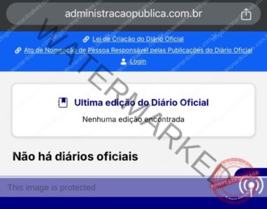 DESCASO E DESOBEDIÊNCIA: Prefeito Chiquinho Oliveira desativa Diário Oficial do Município e pode ser o primeiro a responder por improbidade com dolo comprovado