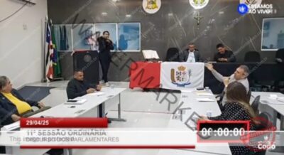 DE NOVO: Vereador líder do governo, Raimundo Leonel, perde o controle e volta a protagonizar bate-boca na sessão da Câmara