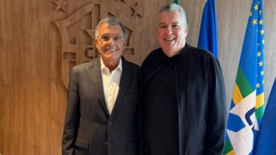 Fernando Sarney recebe Antônio Américo e reforça apoio ao futebol maranhense