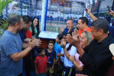Paço do Lumiar: Fred Campos entrega nova quadra poliesportiva no Iguaíba construída em menos de dois meses
