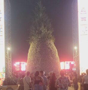 Abacaxi gigante chama atenção no São João da Thay e promove festival em São Domingos do MA