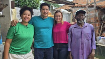 Empresário Geraldo Jr. realiza mais uma entrega do programa Meu Banheiro Digno em Pinheiro