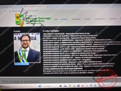 Chiquinho FC aparece como prefeito de São Luís Gonzaga do Maranhão