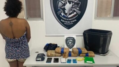 Mulher é presa com 6kg de skunk dentro de residência no bairro turu em São Luís