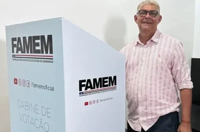 Prefeito Zé Martins vota na eleição da Famem e parabeniza Roberto Costa pela vitória