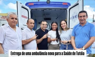 Josimar e Detinha entregam ambulância equipada para reforçar atendimento em Tutóia