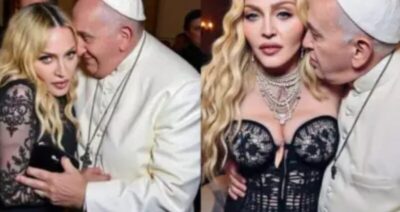 Madonna publica foto de IA abraçada com o Papa: “Indo para o final de semana”