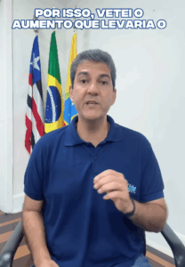 Braide vai ao TJ contra lei que aumentou seu salário; veja petição