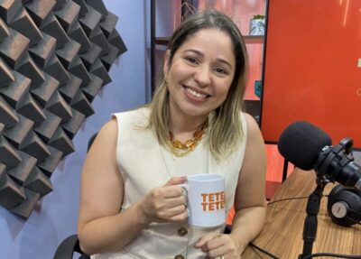 Amandha Silveira revela bastidores do Chef Show e desafios da carreira no podcast Tete à Tete