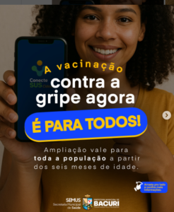 Prefeitura de Bacuri inicia campanha contra a gripe