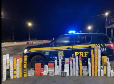 Carga ilegal avaliada em R$ 2 milhões é apreendida em ônibus que fazia rota de SP ao MA
