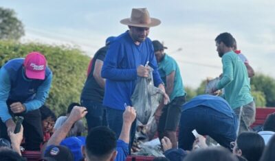 Fernando Pessoa realiza segunda etapa da entrega de peixes em Tuntum