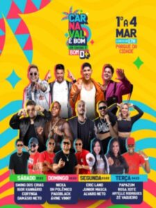 Atrações nacionais vão animar o Carnaval de Caxias-MA