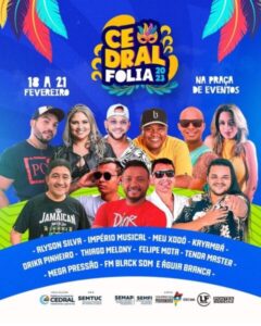 PREFEITURA DE CEDRAL DIVULGA A PROGRAMAÇÃO DO CARNAVAL 2023, VEJA.