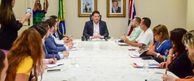 FELIPE CAMARÃO DIALOGA COM SINPROESEMMA SOBRE PAUTAS DA EDUCAÇÃO ESTADUAL