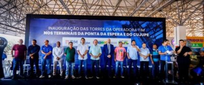 TERMINAIS DA PONTA DA ESPERA E DO CUJUPE GANHAM MAIS CONECTIVIDADE COM TORRES DE TELEFONIA E INTERNET MÓVEL DA TIM