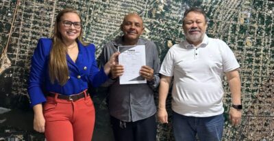 Vicência Rêgo filia Pastor Gean Carlos no Agir 36 em Timon