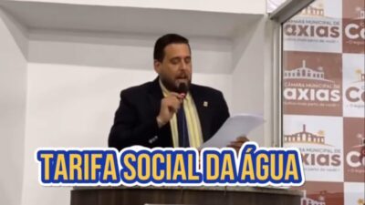 Projeto de Indicação de Lei do vereador Daniel Fiscal do Povo cria Tarifa Social de Água em Caxias