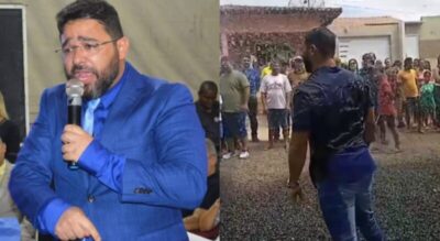 Prefeito mídia de Peritoró (Dr. Júnior) inaugura sistema de abastecimento de água, mas e a  água, cadê ?