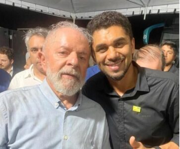 PRESIDENTE DA FAMEM, PREFEITO BIGU MARCA PRESENÇA DURANTE VISITA DO PRESIDENTE LULA A SÃO LUIS