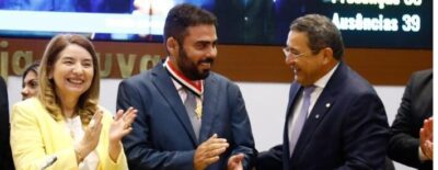DUDU DINIZ É HOMENAGEADO COM A MEDALHA MANUEL BECKMAN NA ASSEMBLEIA LEGISLATIVA DO MARANHÃO